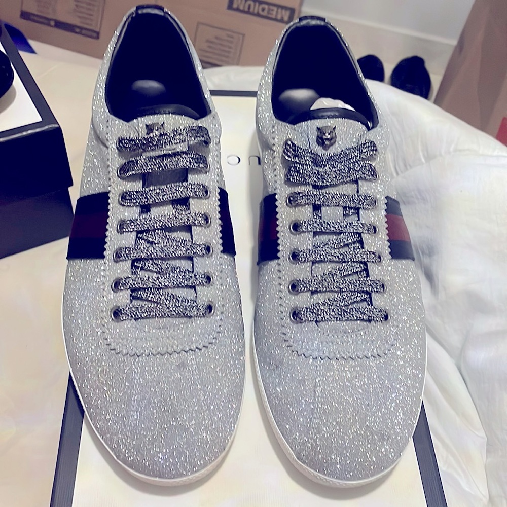 Gucci bambi silver luxury